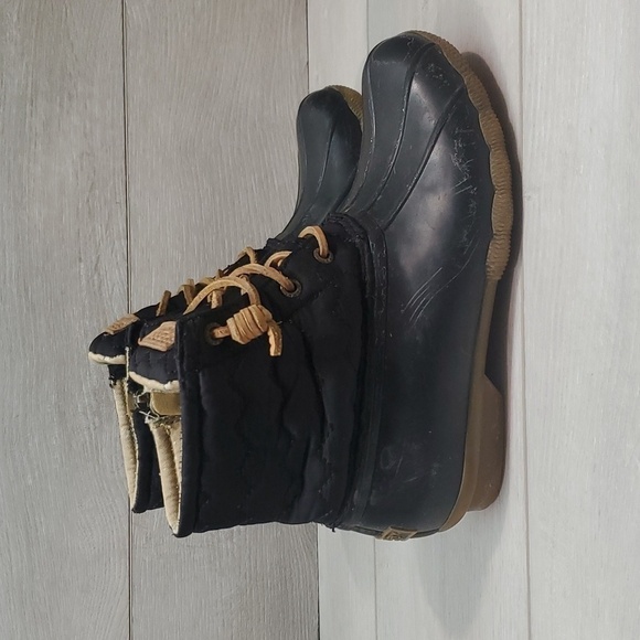 Sperry Womens Saltwater Duck Rubber Waterproof Outdoor Boots shoes sz 6 - Picture 2 of 12